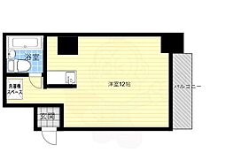 グレースヨシダ 1Kの間取図画像