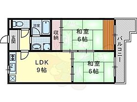 京都府京都市西京区樫原硲町（賃貸マンション2LDK・3階・46.80㎡） その2