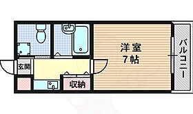 京都府京都市西京区桂坤町（賃貸マンション1K・2階・22.50㎡） その2