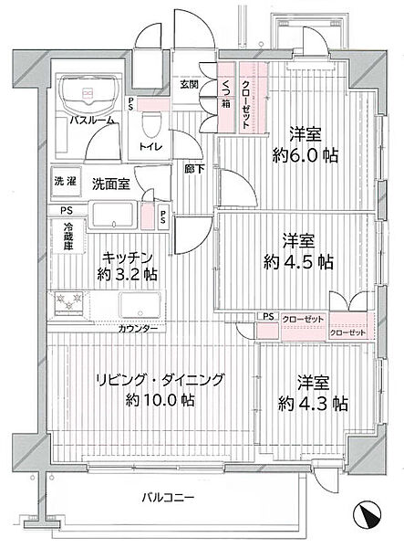 間取りを拡大表示