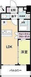 ブランシエスタ南吹田パークサイド 1LDKの間取図画像