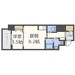 ファーストフィオーレ新大阪グランデ 1LDKの間取図画像