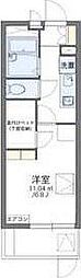 レオパレス南高浜 1Kの間取図画像