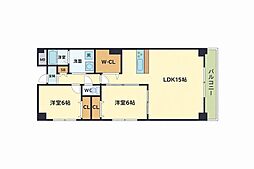 アンフィニ9 2LDKの間取図画像