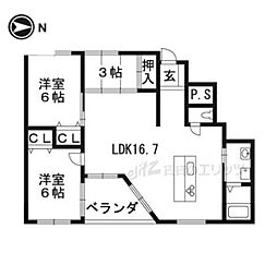 ウォールデンヒルズ 3LDKの間取図画像