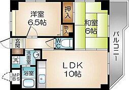 カンタービレ 2LDKの間取図画像