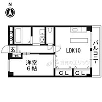 タウンハイツ南茨木2号館 606 ｜ 大阪府茨木市沢良宜西１丁目2-20（賃貸マンション1LDK・6階・42.12㎡） その2