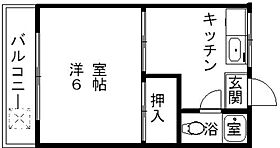 第2王子マンション 406 ｜ 大阪府吹田市山田東４丁目9-16（賃貸マンション1DK・4階・19.40㎡） その2