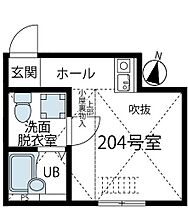 ジョーヌ・ドール  ｜ 神奈川県横浜市西区霞ケ丘（賃貸アパート1R・2階・15.98㎡） その2