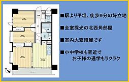 トーカンマンション新根岸 3DKの間取図画像