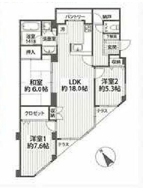 間取りを拡大表示