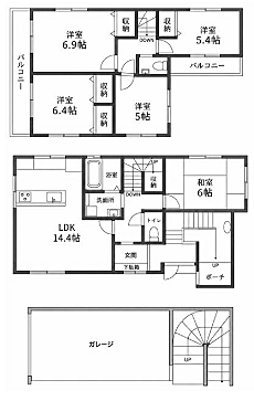 間取りを拡大表示