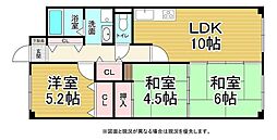 ライオンズマンション姫路東今宿 2SLDKの間取図画像
