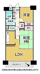ライオンズマンション姫路東今宿 2LDKの間取図画像