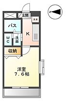 佐賀県鳥栖市蔵上1丁目（賃貸アパート1K・1階・24.75㎡） その2