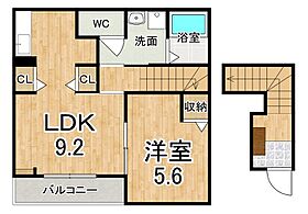 Crest　倭  ｜ 奈良県磯城郡田原本町大字千代（賃貸アパート1LDK・2階・42.40㎡） その2