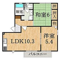 バリュージュ植善D棟  ｜ 奈良県橿原市常盤町（賃貸アパート2LDK・1階・50.07㎡） その2