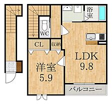 サウスビレッジII  ｜ 奈良県橿原市縄手町（賃貸アパート1LDK・2階・42.68㎡） その2