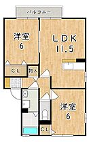 パルコートサンA棟  ｜ 奈良県御所市大字元町（賃貸アパート2LDK・1階・53.76㎡） その2