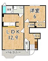 イースト・ヴィラ  ｜ 奈良県大和高田市甘田町（賃貸アパート1LDK・1階・46.81㎡） その2