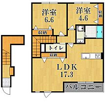 （仮称）押熊町賃貸アパートII期新築工事  ｜ 奈良県奈良市押熊町（賃貸アパート2LDK・2階・70.75㎡） その2