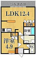 グリーンヒル春  ｜ 奈良県奈良市宝来町（賃貸アパート1LDK・1階・41.25㎡） その2