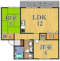 メルベーユB棟  ｜ 奈良県奈良市青野町１丁目（賃貸アパート2LDK・2階・55.30㎡） その2