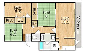 ソル・レヴェンテ学園前  ｜ 奈良県奈良市学園朝日元町１丁目（賃貸マンション3LDK・1階・83.24㎡） その2