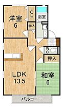 グリーンヴィレッジあいC棟  ｜ 奈良県北葛城郡王寺町畠田８丁目（賃貸アパート2LDK・2階・59.58㎡） その2