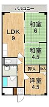 奈良県生駒郡三郷町勢野東６丁目（賃貸マンション3LDK・5階・55.00㎡） その2