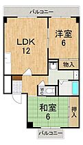 奈良県生駒郡三郷町立野北２丁目（賃貸マンション2LDK・2階・52.61㎡） その2