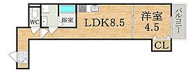 （仮称）クレアール王寺IV  ｜ 奈良県北葛城郡王寺町久度５丁目（賃貸アパート1LDK・3階・33.14㎡） その2