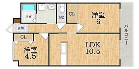 センチュリーアスカI  ｜ 奈良県生駒郡安堵町大字東安堵（賃貸マンション2LDK・6階・50.40㎡） その2