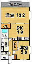 センチュリーアスカVIII（8）  ｜ 奈良県生駒郡安堵町大字東安堵（賃貸マンション2LDK・5階・55.00㎡） その2