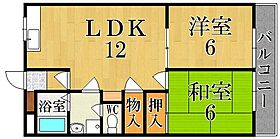 サンパレス西ノ京  ｜ 奈良県奈良市七条東町（賃貸マンション2LDK・4階・54.00㎡） その2