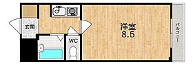 ヴィエンシャトレー小池  ｜ 奈良県大和郡山市筒井町（賃貸マンション1K・6階・25.50㎡） その2