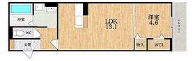 プラムルージュ  ｜ 奈良県大和郡山市雑穀町（賃貸アパート1LDK・1階・45.20㎡） その2