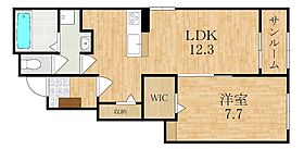 グレイス加茂I  ｜ 京都府木津川市加茂町里土堀（賃貸アパート1LDK・1階・50.14㎡） その2