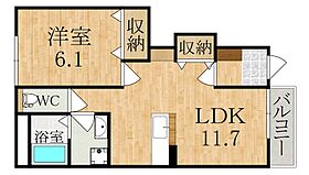 奈良県天理市小路町（賃貸アパート1LDK・1階・42.98㎡） その2