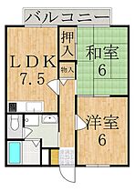 ビヨンドエミネンスA棟  ｜ 奈良県生駒市西松ケ丘（賃貸アパート2DK・1階・45.36㎡） その2