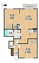 イーズテラス飛鳥  ｜ 奈良県奈良市南肘塚町（賃貸アパート2LDK・1階・58.41㎡） その2