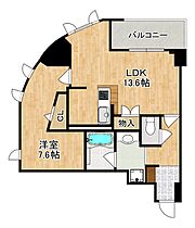 幸court nara sanjo  ｜ 奈良県奈良市三条大宮町（賃貸マンション1LDK・6階・50.99㎡） その2