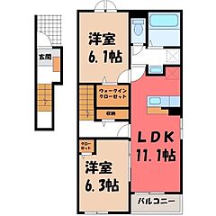 物件の間取り