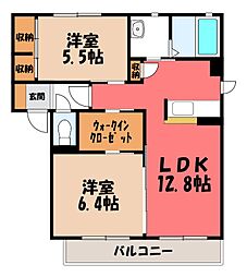 東武小泉線 西小泉駅 3.1km 2階/-