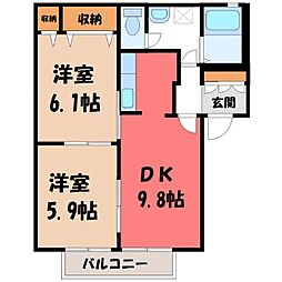 クレセール 2階