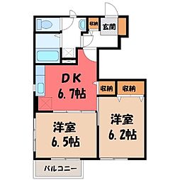 プチ グレーヌ B 1階