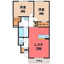 ロイヤルガーデン D 1階/-