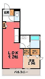 カリンビュー太田 2階/-