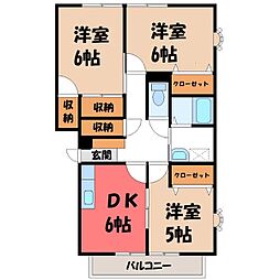 クローバーヒルズ A 1階/-
