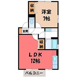 アヴェニール B 2階/-